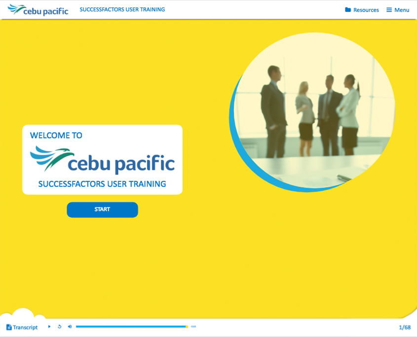 welcome to cebu pacific successfactors user training
