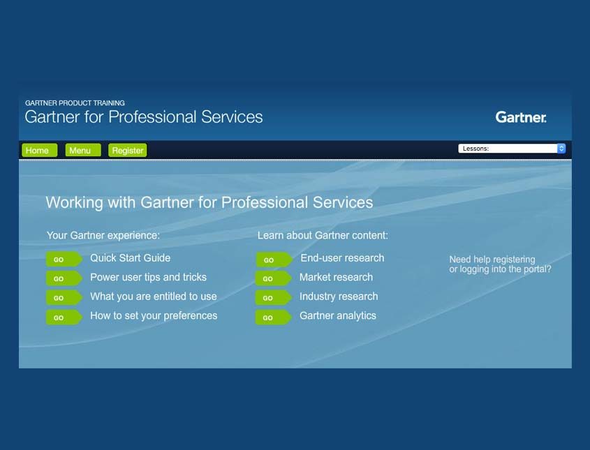 gartner for professional services