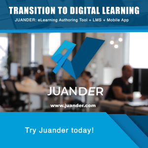 JUANDER LEARNING PLATFORM Content Authoring + 1LMS + Mobile App. What if you can make further impact by helping your team use a tool that can do these: Easily create mobile ready online courses (from weeks cut down to few hrs) LMS: Enroll and track learners Mobile app for course distribution and option to download training materials for offline